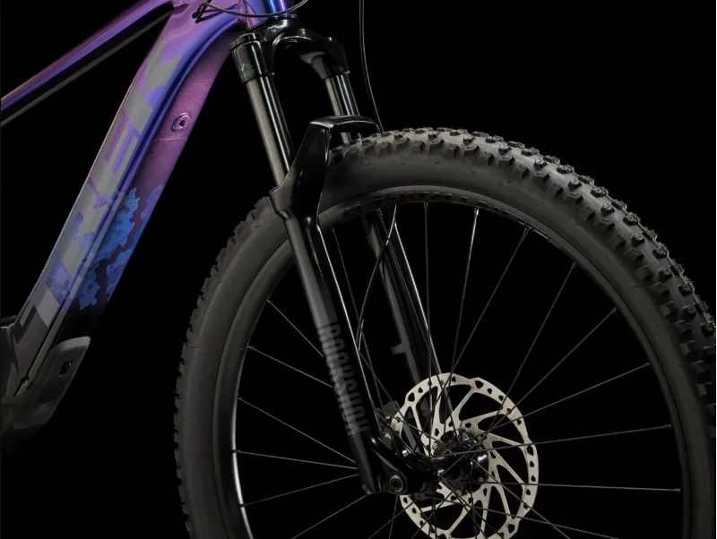 Trek Marlin+ 8 Electric Hardtail Mountain Bike 2025 in Purple Flip to Black Fade-4